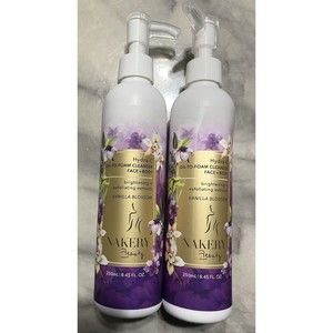 Nakery Beauty Hydra C Oil Foam Cleanser Face Body Brightening Vanilla Blossom 2x